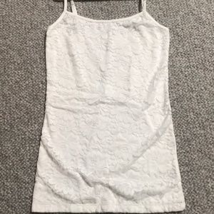 Beautiful white lace cami